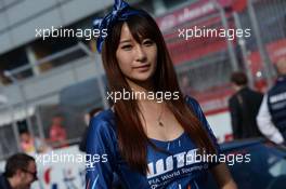 Girl 05.10.2014. World Touring Car Championship, Rounds 18 and 19, Goldenport Park Circuit, Beijing, China.
