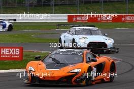 #58 VON RYAN RACING (NZL) MCLAREN 650 S GT3 SHANE VAN GISBERGEN (NZE) ROB BELL (GBR) KEVIN ESTRE (FRA) 23-24.05.2015. Blancpain Endurance Series, Rd 2, Silverstone, England.
