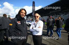 STEPHANE RATEL (FRA) CEO OF SRO MOTORSPORTS GROUP WITH BENJAMIN FRANASSOVICI (FRA) SEPANG 12 HOURS PROMOTER 19-20.09.2015. Blancpain Endurance Series, Rd 6, Nurburgring, Germany.