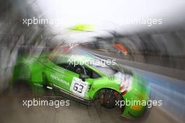 #63 GRT GRASSER RACING TEAM (AUT) LAMBORGHINI HURACAN GT3 GIOVANNI VENTURINI (ITA) ADRIAN ZAUGG (ZAF) MIRKO BORTOLOTTI (ITA) 19-20.09.2015. Blancpain Endurance Series, Rd 6, Nurburgring, Germany.