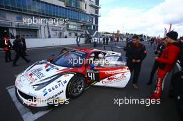 #41 SPORT GARAGE (FRA) FERRARI 458 ITALIA GILLES VANNELET (FRA) ENZO GUIBBERT (FRA) ARNO SANTAMATO (FRA) 19-20.09.2015. Blancpain Endurance Series, Rd 6, Nurburgring, Germany.