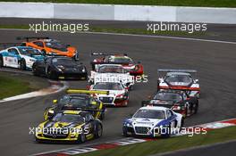 #35 SAINTELOC (FRA) ) AUDI R8 LMS ULTRA GREGORY GUILVERT (FRA) CHRISTOPHER MIES (DEU) MIGUEL MOLINA (SPA) 19-20.09.2015. Blancpain Endurance Series, Rd 6, Nurburgring, Germany.