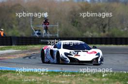 #54 ATTEMPTO RACING (DEU) MCLAREN 550 S GT3 YOSHIHARU MORI (JPN) PHILIPP WLAZIK (DEU) 05-06.04.2015 Blancpain Sprint Series, Round 1, Nogaro, Frannce, Coupes De Paques, France