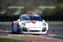 #911 FACH AUTO RACING (CHE) PORSCHE 997 GT3 R MARCEL WAGNER (CHE) MARTIN RAGGINGER (AUT) 05-06.04.2015 Blancpain Sprint Series, Round 1, Nogaro, Frannce, Coupes De Paques, France