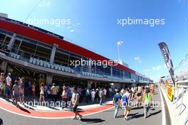 PITWALK 04.05.2015. Blancpain Sprint Series, Rd 4, Moscow, Russia, Saturday.