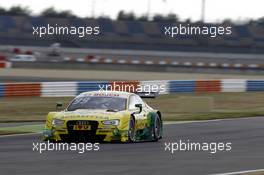 Mike Rockenfeller (GER) Audi Sport Team Phoenix Audi RS 5 DTM 29.05.2015, DTM Round 2, Lausitzring, Germany, Friday.