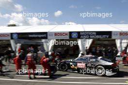 Pitstop, Timo Scheider (GER) Audi Sport Team Phoenix Audi RS 5 DTM 28.06.2015, DTM Round 3, Norisring, Germany, Qualifying 2, Sunday.