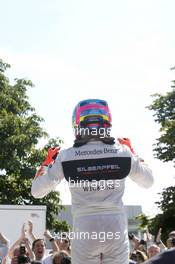 Winner Robert Wickens (CAN) HWA AG Mercedes-AMG C63 DTM 28.06.2015, DTM Round 3, Norisring, Germany, Race 2, Sunday.