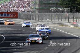 Mattias Ekstroem (SWE), Audi Sport Team Abt Sportsline, Audi A5 DTM 28.06.2015, DTM Round 3, Norisring, Germany, Race 2, Sunday.