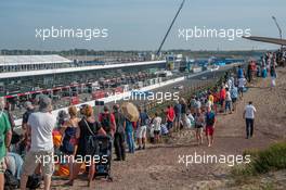 spectators; Marco Wittmann (GER) BMW Team RMG BMW M4 DTM;  11.07.2015, DTM Round 4, Zandvoort, Netherlands, Race 1, Saturday.