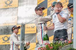 Marco Wittmann (GER) BMW Team RMG BMW M4 DTM; BMW Team RMG team boss Stefan Reinhold;  11.07.2015, DTM Round 4, Zandvoort, Netherlands, Race 1, Saturday.