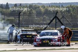 Christian Vietoris (GER) HWA AG Mercedes-AMG C63 DTM and Miguel Molina (ESP) Audi Sport Team Abt Audi RS 5 DTM 29.08.2015, DTM Round 6, Moscow Raceway, Russia, Friday.
