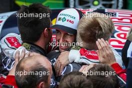 Winner Mike Rockenfeller (GER) Audi Sport Team Phoenix Audi RS 5 DTM 30.08.2015, DTM Round 6, Moscow Raceway, Russia, Sunday.