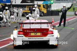 Augusto Farfus (BRA) BMW Team RBM BMW M34 DTM 11.09.2015, DTM Round 7, Motorsport Arena, Oschersleben, Germany, Friday.