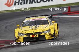 Timo Glock (GER) BMW Team MTEK BMW M3 DTM 11.09.2015, DTM Round 7, Motorsport Arena, Oschersleben, Germany, Friday.