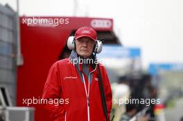 Dr. Wolfgang Ullrich (GER), Audi's Head of Sport at Pitlane 11.09.2015, DTM Round 7, Motorsport Arena, Oschersleben, Germany, Friday.