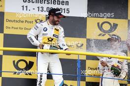 Podium, Timo Glock (GER) BMW Team MTEK BMW M3 DTM 12.09.2015, DTM Round 7, Motorsport Arena, Oschersleben, Germany, Race 1, Saturday.