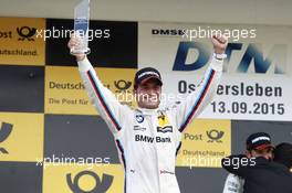 Podium, 2nd Bruno Spengler (CAN) BMW Team MTEK BMW M4 DTM 12.09.2015, DTM Round 7, Motorsport Arena, Oschersleben, Germany, Race 1, Saturday.