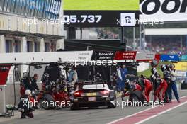 Pitstop, Timo Scheider (GER) Audi Sport Team Phoenix Audi RS 5 DTM 13.09.2015, DTM Round 7, Motorsport Arena, Oschersleben, Germany, Race 2, Sunday.