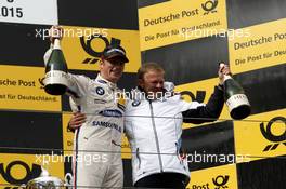 Podium,  Maxime Martin (BEL) BMW Team RMG BMW M4 DTM and Stefan Reinhold  (GER) BMW Team RMG 26.09.2015, DTM Round 8, Nürburgring, Germany, Saturday, Race 1.