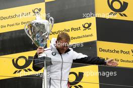Podium, Winning Team Stefan Reinhold  (GER) BMW Team RMG 26.09.2015, DTM Round 8, Nürburgring, Germany, Saturday, Race 1.