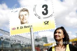 Gridgirl of Paul Di Resta (GBR) HWA AG Mercedes-AMG C63 DTM 27.09.2015, DTM Round 8, Nürburgring, Germany, Sunday, Race 2.