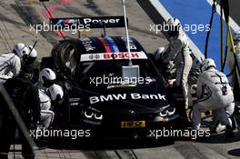 Pitstop, Bruno Spengler (CAN) BMW Team MTEK BMW M4 DTM 27.09.2015, DTM Round 8, Nürburgring, Germany, Sunday, Qualifying 2.