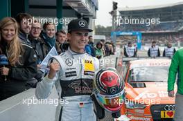 Pascal Wehrlein (GER) HWA AG Mercedes-AMG C63 DTM; Champion; 17.10.2015, DTM Round 09, Hockenheimring, Germany, Saturday, Race 1.