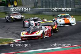 Johnny Laursen (DNK) Mikkel Mac (DNK) Andrea Rizzoli (ITA) FORMULA RACING Ferrari F458 Italia 11.-12.07.2015. ELMS Round 3, Spielberg, Austria.