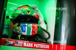 Helmet of  Mark Patterson #48 Murphy Prototypes ORECA 03R 05.-06.09.2015. ELMS Round 4, Paul Ricard, France.