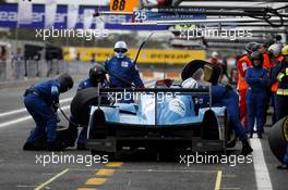 Pitstop, Michael Munemann (GBR) James Winslow (GBR) Andrea Roda (ITA) ALGARVE PRO RACING Ligier JS P2 - Nissan  17.-18.10.2015. ELMS Round 5, Estoril, Portugal.