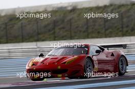 Johnny Laursen (DNK) Mikkel Mac (DNK) FORMULA RACING Ferrari F458 Italia 23.-24.03.2015. ELMS Testing, Paul Ricard, France.
