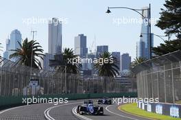 Marcus Ericsson (SWE) Sauber C34 leads team mate Felipe Nasr (BRA) Sauber C34. 13.03.2015. Formula 1 World Championship, Rd 1, Australian Grand Prix, Albert Park, Melbourne, Australia, Practice Day.