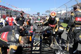 Pastor Maldonado (VEN), Lotus F1 Team  15.03.2015. Formula 1 World Championship, Rd 1, Australian Grand Prix, Albert Park, Melbourne, Australia, Race Day.