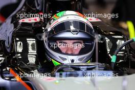 Sergio Perez (MEX) Sahara Force India F1 VJM08. 15.03.2015. Formula 1 World Championship, Rd 1, Australian Grand Prix, Albert Park, Melbourne, Australia, Race Day.