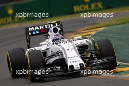 Valtteri Bottas (FIN) Williams FW37. 14.03.2015. Formula 1 World Championship, Rd 1, Australian Grand Prix, Albert Park, Melbourne, Australia, Qualifying Day.
