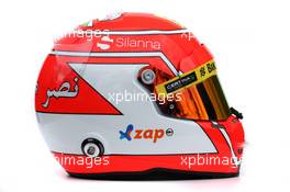 The helmet of Felipe Nasr (BRA) Sauber F1 Team. 12.03.2015. Formula 1 World Championship, Rd 1, Australian Grand Prix, Albert Park, Melbourne, Australia, Preparation Day.