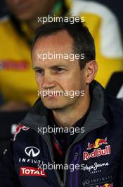 Paul Monaghan (GBR) Red Bull Racing Chief Engineer in the FIA Press Conference. 19.06.2015. Formula 1 World Championship, Rd 8, Austrian Grand Prix, Spielberg, Austria, Practice Day.