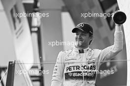 Race winner Nico Rosberg (GER) Mercedes AMG F1 celebrates on the podium. 21.06.2015. Formula 1 World Championship, Rd 8, Austrian Grand Prix, Spielberg, Austria, Race Day.