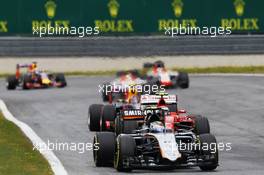 Sergio Perez (MEX) Sahara Force India F1 VJM08. 21.06.2015. Formula 1 World Championship, Rd 8, Austrian Grand Prix, Spielberg, Austria, Race Day.