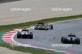 Daniil Kvyat (RUS) Red Bull Racing RB11 and Felipe Nasr (BRA) Sauber C34 (Right). 21.06.2015. Formula 1 World Championship, Rd 8, Austrian Grand Prix, Spielberg, Austria, Race Day.