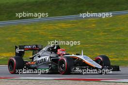 Esteban Ocon (FRA) Sahara Force India F1 VJM08 Test Driver. 23.06.2015. Formula 1 Testing, Day One, Spielberg, Austria, Tuesday.