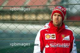 Sebastian Vettel (GER) Ferrari. 20.02.2015. Formula One Testing, Day Two, Barcelona, Spain.