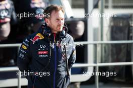 Christian Horner (GBR) Red Bull Racing Team Principal. 20.02.2015. Formula One Testing, Day Two, Barcelona, Spain.