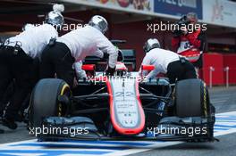 Jenson Button (GBR) McLaren MP4-30. 21.02.2015. Formula One Testing, Day Three, Barcelona, Spain.