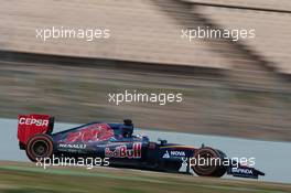 Max Verstappen (NLD) Scuderia Toro Rosso STR10. 21.02.2015. Formula One Testing, Day Three, Barcelona, Spain.