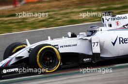 Valtteri Bottas (FIN) Williams FW37. 01.03.2015. Formula One Testing, Day Four, Barcelona, Spain.