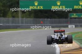 Romain Grosjean (FRA) Lotus F1 E23. 23.08.2015. Formula 1 World Championship, Rd 13, Belgian Grand Prix, Spa Francorchamps, Belgium, Race Day.