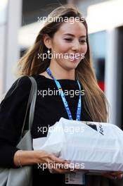 Jessica Button (JPN). 22.08.2015. Formula 1 World Championship, Rd 11, Belgian Grand Prix, Spa Francorchamps, Belgium, Qualifying Day.