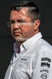 Eric Boullier (FRA) McLaren Racing Director. 23.08.2015. Formula 1 World Championship, Rd 13, Belgian Grand Prix, Spa Francorchamps, Belgium, Race Day.